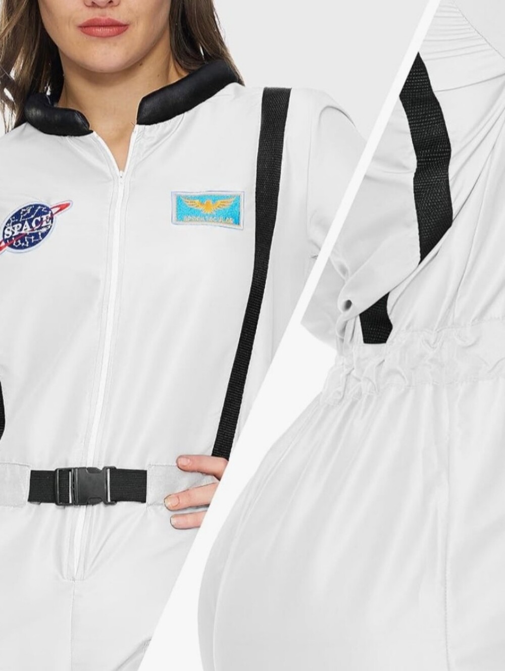 Astronaut Women's Jumpsuit Astronaut Space Costume Large New - Picture 3 of 8